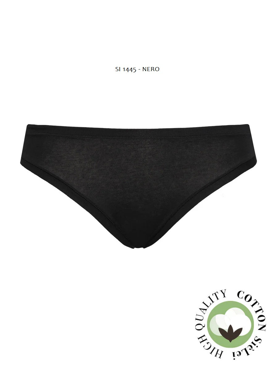 Slip liscio Cotone Bio -Colori Arancio e Jeans