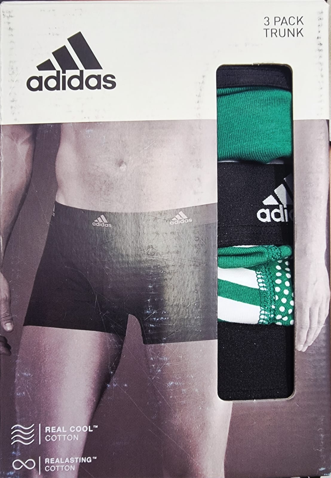 ADIDAS - BOXER ACTIVE FLEX COTTON - TRIPACK