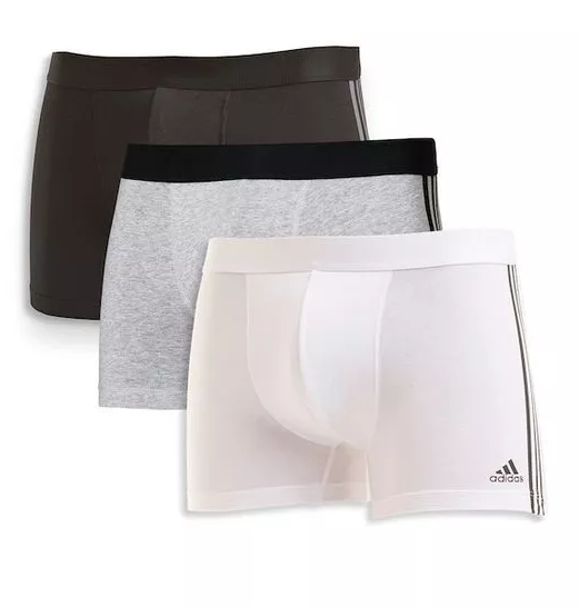 ADIDAS - BOXER ACTIVE FLEX COTTON 3 STRIPES - TRIPACK