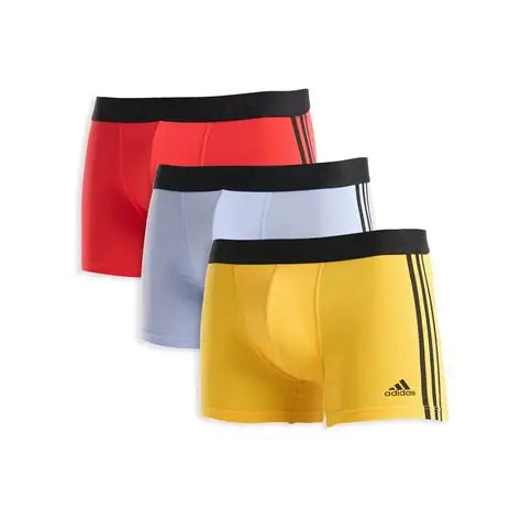 ADIDAS - BOXER ACTIVE FLEX COTTON 3 STRIPES - TRIPACK